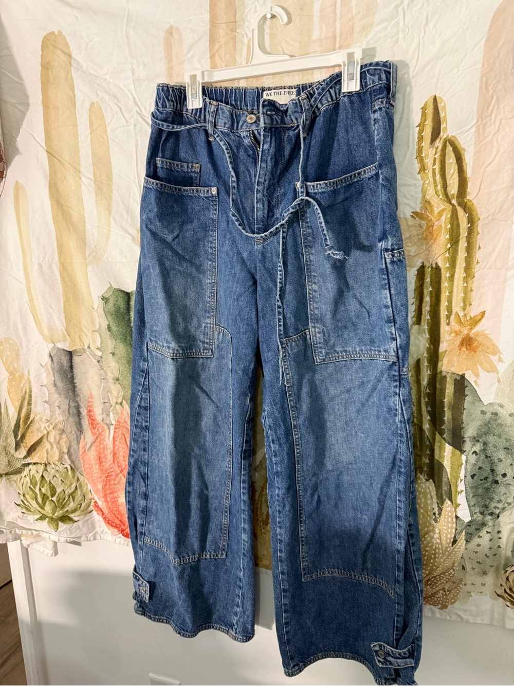 Free People Men's Relaxed Carpenter Jeans - Denim Blue